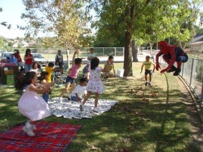 Party Entertainment Super Hero Impersonator Kids Party